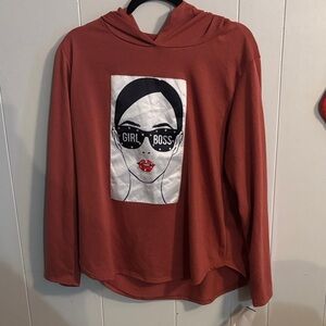 Light Weight Graphic Hoodie - Girl Boss Design